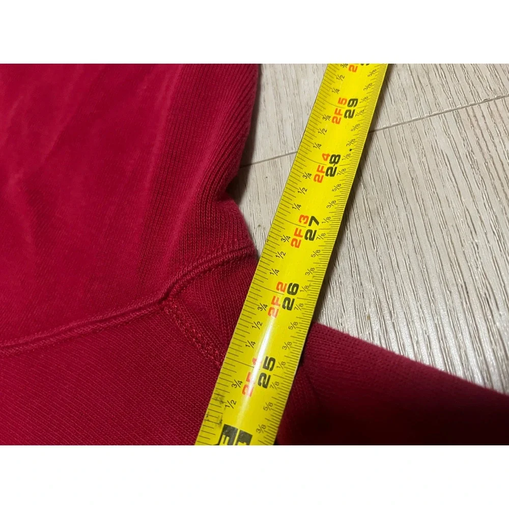 Polo Ralph Lauren Mens XL Red Full Zip Cotton Knit Sweater Blue Pony Logo